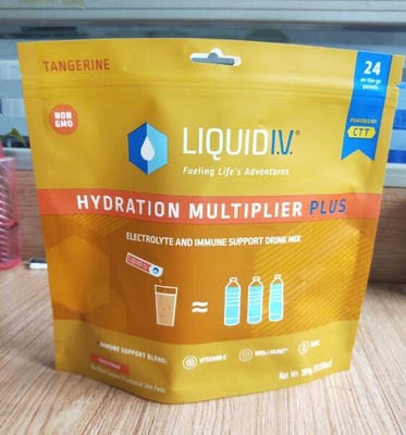 100% PE 7.9OZ Worek do recyklingu Opakowania na żywność Niestandardowe drukowane torby na żywność do wielokrotnego zamykania