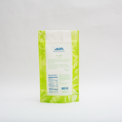 24OZ Anahola Granola Niestandardowe plastikowe torby do pakowania żywności w plastikowym opakowaniu na żywność