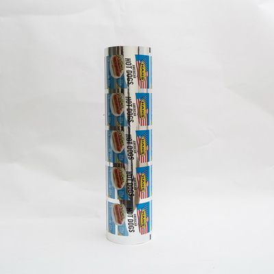 VMPET PE Metallzied Silver Printed Lidding Film Opakowanie z przezroczystym okienkiem