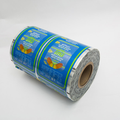 PET PE Lidding 340mm Evoh Folia do pakowania żywności Drukowane kolory do plastikowej uszczelki do tacki
