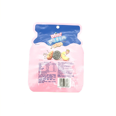 60g 100g Torby w niestandardowym kształcie Laminowane plastikowe etui z zamkiem bocznym