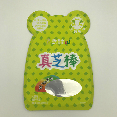 80g VMPET Niestandardowe plastikowe torby na zamek błyskawiczny Die Cut