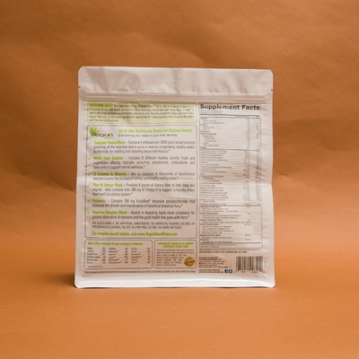 Vmpet 120mm Boczne fałdy Płaskie dno Torby Pokrowiec 130 mikronów Vegan Nutritional