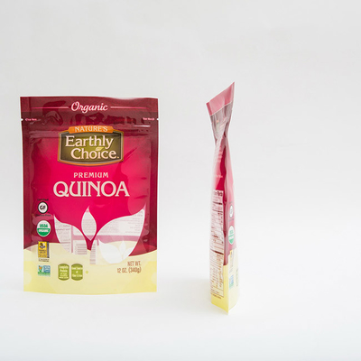 12OZ Quinoa Stand Up Pouch Druk wklęsły Małe opakowanie z tworzywa sztucznego