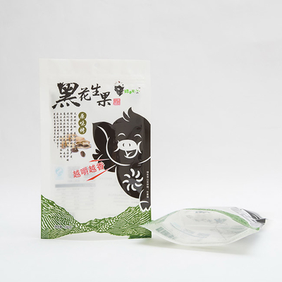 180g pieczonych orzechów ziemnych Stand Up Pouch Fruit Niestandardowe plastikowe torby na żywność 102 mikrony