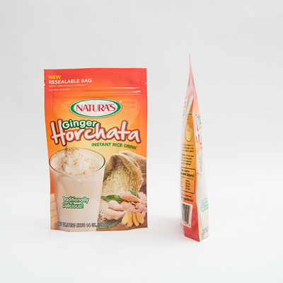 14OZ Printed Plastic Stand Up Pouch Instant Rice Niestandardowe torby do pakowania Ziplock
