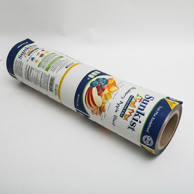 1 uncja wielowarstwowa rozciągliwa mieszanka do pakowania żywności Plastikowa folia rolkowa do suchych chipsów owocowych