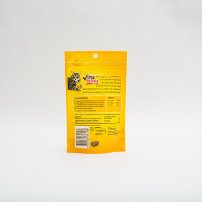 92 mikrony PE80 Stand Up Pet Food Packaging Bag Plastikowe opakowanie multiwitaminowe dla kotów