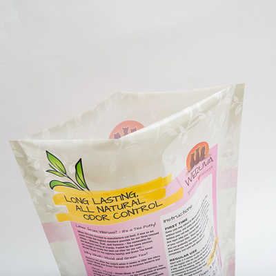 6,7lb Cat Stand Up Pouch bez zamka błyskawicznego Bez otworu do zawieszania, zamykane torby na przysmaki dla psów